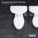 thumbnail image 3 of Asiento de inodoro KOHLER Cachet Quiet Close Alargado Biscuit, 3 of 9