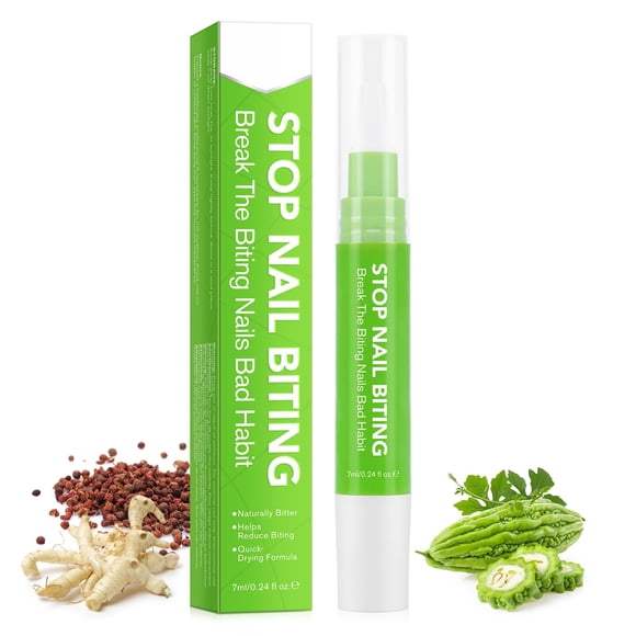 Daiasns esmalte de sabor amargo para prevenir el hábito de morderse las uñas, 7 ml