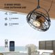thumbnail image 5 of Ventilador de techo CROSSIO 58 cm con luces, control remoto y app, 5 of 9