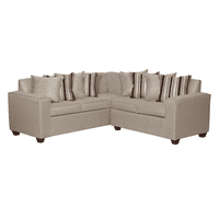 Ruzam Mobel - Seccional 5 Cuerpos Roses Beiges