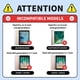 thumbnail image 5 of Funda con teclado BABG para iPad Air 13 y iPad Pro 12.9 de tercera a sexta generación, 5 of 7