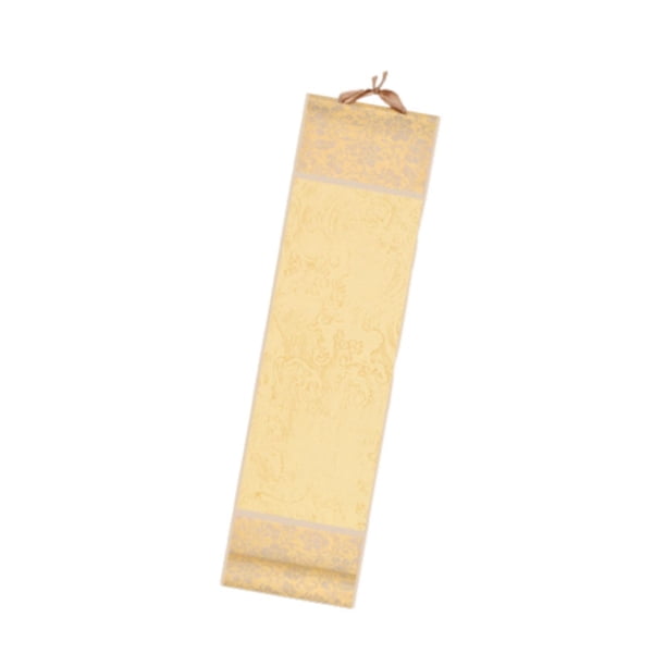 Papel en rollo para arte chino, pergamino de caligrafía en , decoración ligera de Feng Shui, pergamino para pintar, pergamino de caligrafía para Amarillo claro