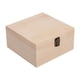 thumbnail image 5 of Caja De Almacenamiento De Madera Decoraciones Portátiles Para El Hogar Caja De Regalo Sin Terminar Caja De Baratijas De Madera 19.5x19.5x10cm, 5 of 5