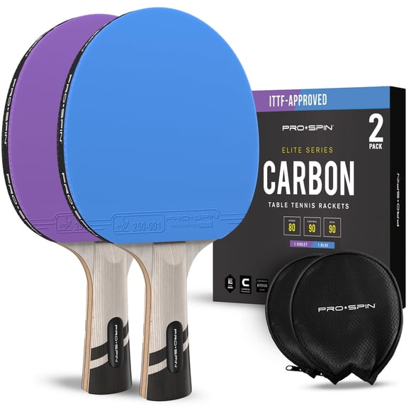 Palas De Ping Pong De Fibra De Carbono De Nivel Profesional