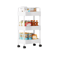 Citotools - Carro Carrito Organizador Multiuso 3 Niveles Almacenamiento