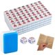 thumbnail image 1 of Set de Mahjong EatingBiting 40 mm 146+ fichas + bolsa, 1 of 6