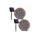 thumbnail image 2 of Pack 2 luces solares navidad guirnalda 10 metros 100 leds multicolor, 2 of 3