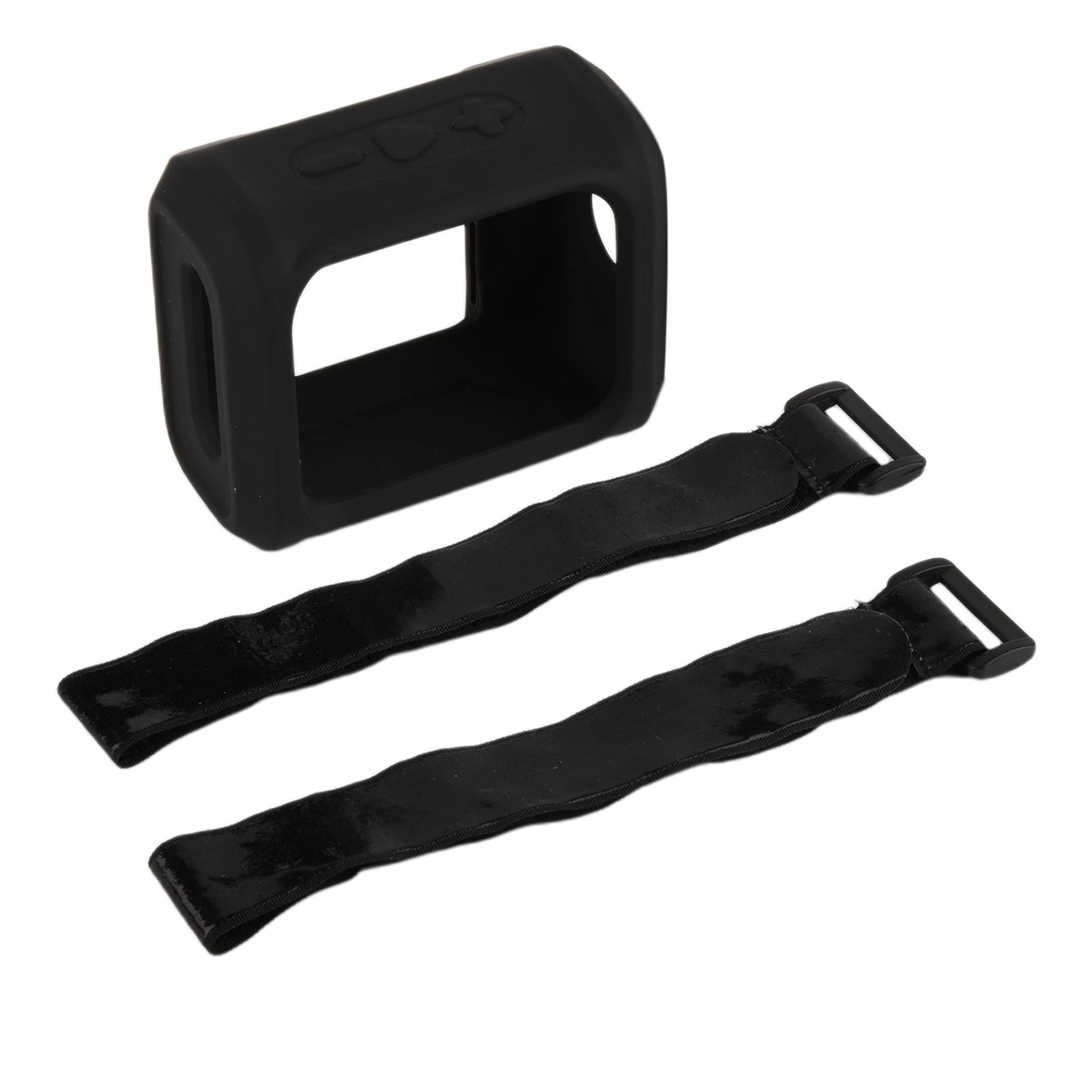 Magideal - Funda De Silicona Para Altavoz Portátil Go 3 Con Correa Desmontable Para Bicicleta, Carrito De Golf, Estuche De Viaje Y Transporte, Funda Protectora Negro