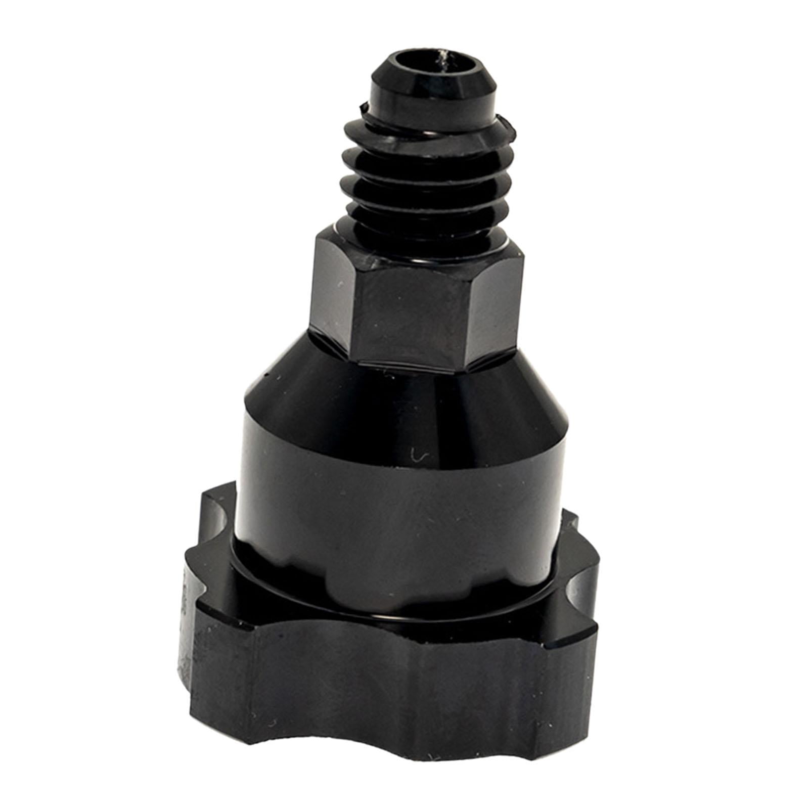 Magideal - Adaptador De Vaso Para Spray Conector De Aluminio Herramienta Para Pintura Accesorio Para Aerógrafo Conversión Fácil Adecuado Para Automóviles Barcos Negro 11mm 14 Hilos