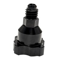 Magideal - Adaptador De Vaso Para Spray Conector De Aluminio Herramienta Para Pintura Accesorio Para Aerógrafo Conversión Fácil Adecuado Para Automóviles Barcos Negro 11Mm 14 Hilos