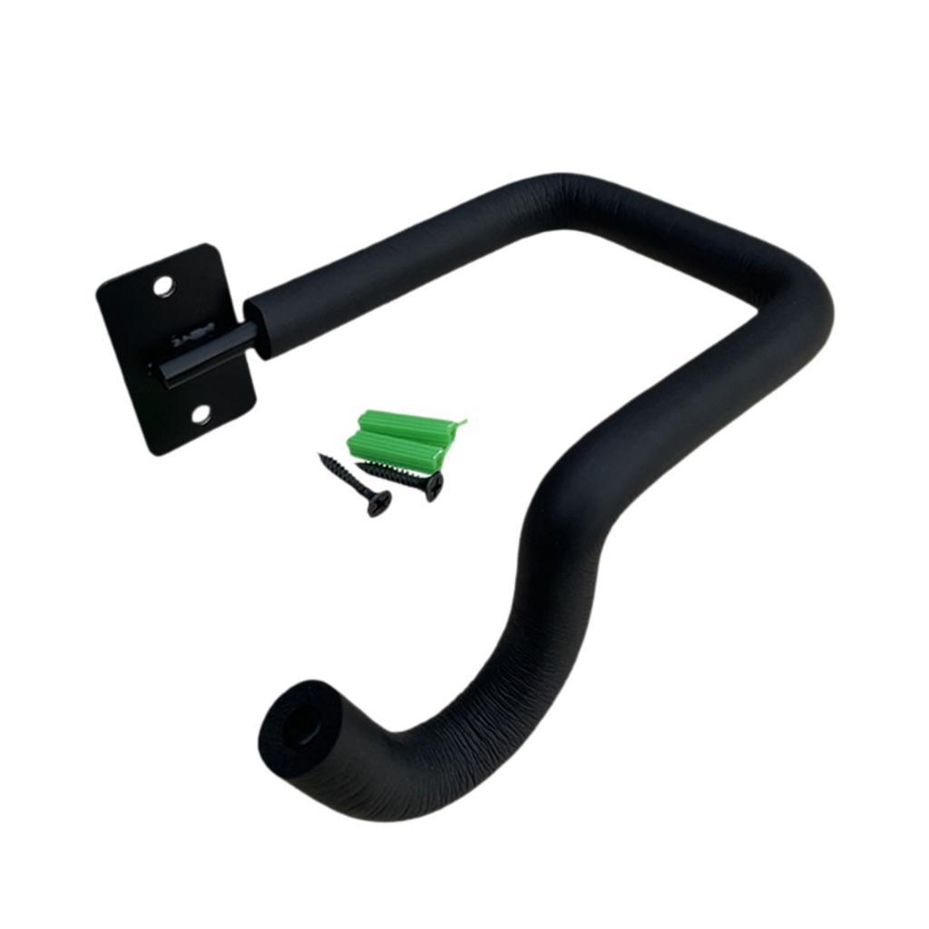 Magideal - Perchero De Pared Para Monopatín, Soporte De Almacenamiento, Herramienta De Exhibición De Longboard, Vertical, De Metal, Para El Hogar, Garaje, Gancho