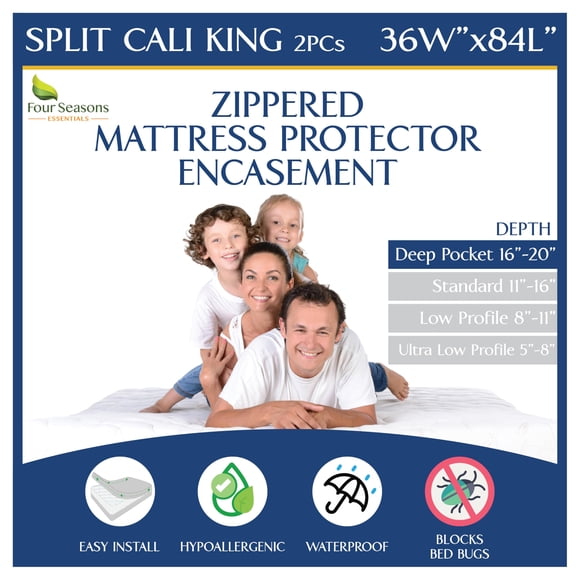 Funda de colchón Four Seasons Essentials Split Cali King