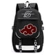 thumbnail image 1 of Mochila Beibao Naruto Akatsuki Poliester Estilo Ocio, 1 of 3