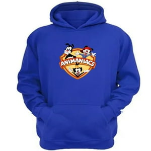 Genérico - Polerón Canguro Animaniacs Dibujos Animados Azul Talla M Unisex