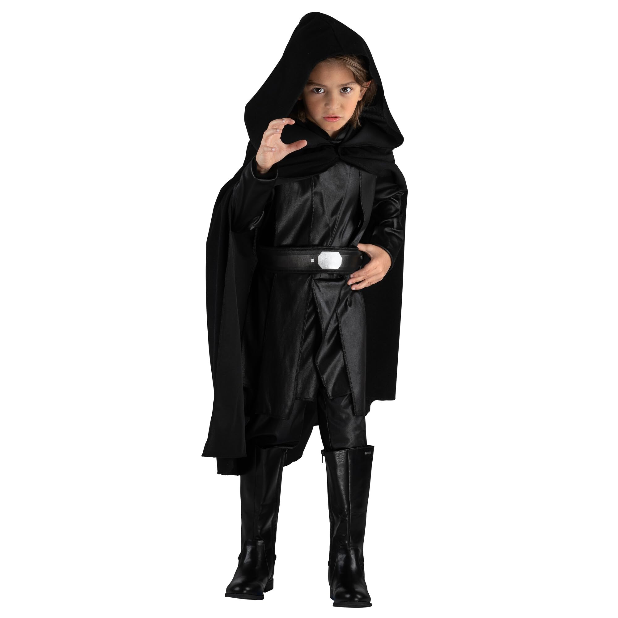 Jazwares Costume Play - Disfraz Jazwares Star Wars De Luke Skywalker Para Jóvenes Con Capa (M)