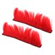 thumbnail image 4 of 2x Motocicleta Cabeza Rapada Peluca Punk Casco Mohawk Peluca Disfraces Postizo Rojo, 4 of 6