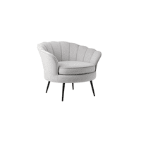 Habita2 Chile - Sillon 1 Cuerpo Terciopelo Shell Black Gris