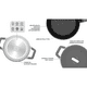 thumbnail image 3 of BATERIA DE COCINA 7 PIEZAS CHELSEA ALUMINIO FUNDIDO GRIS, 3 of 7