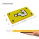 thumbnail image 2 of Estuche para tarjetas de juego Nintendo Switch doepeBAE, soporte de silicona con relieve 3D, caja de almacenamiento creativa, organizador de gran capacidad con 24 ranuras (Q Yellow), 2 of 7