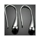 thumbnail image 2 of 2pcs 925 Silver Fashion Simple Water Drop Shape Silver Earrings Women's Fine Jewelry, 2 of 4