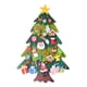 thumbnail image 4 of DIY Fieltro De árbol De Navidad Conjunto De Ornamentos Desmontables Gifting Gift Gift B., 4 of 5