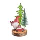 thumbnail image 1 of Decoración De Mesa Navide?a De Madera, Decoración De Mesa Para Vacaciones, Chimenea, Gnomo Para El Hogar, 1 of 5