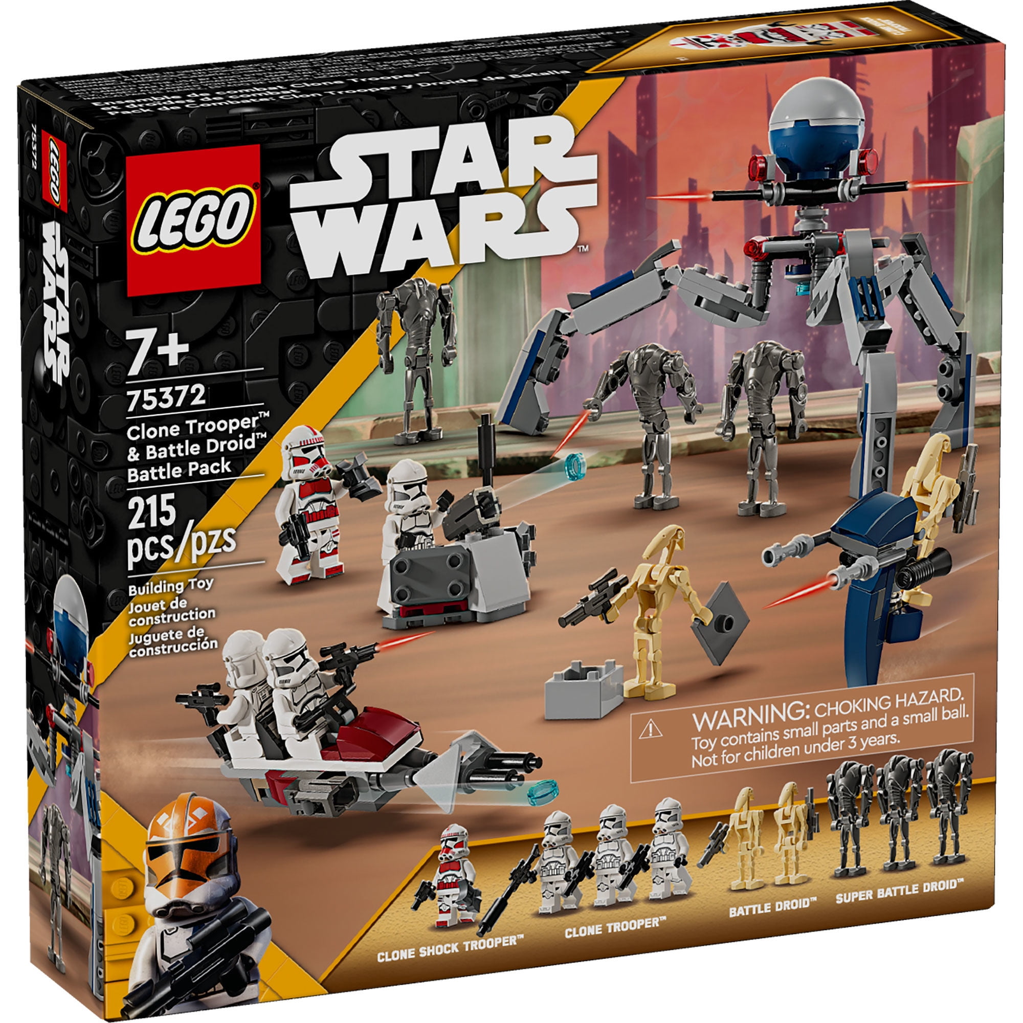 Bloques de construcción Clon Trooper y Droides de Batalla