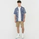 thumbnail image 4 of Guayabera Hombre Viscosa Lino Azul Corona, 4 of 5