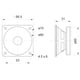 thumbnail image 2 of Parlante Best Price Square FR 7-4 de rango completo de 2,5" y 4 ohmios, 2 of 3