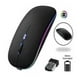 thumbnail image 1 of Mause Óptico Inalámbrico Recargable Led Rgb 24ghz Rf-6800 Negro, 1 of 3