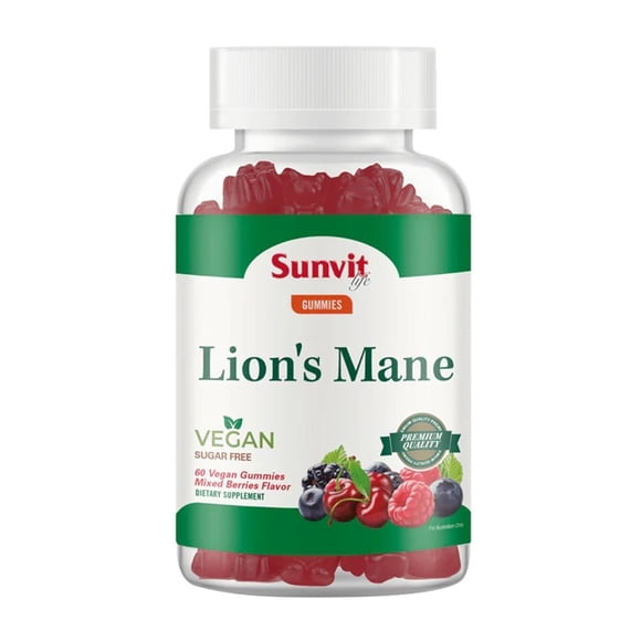 Melena De León 60 Gomitas Veganas Mix Berries