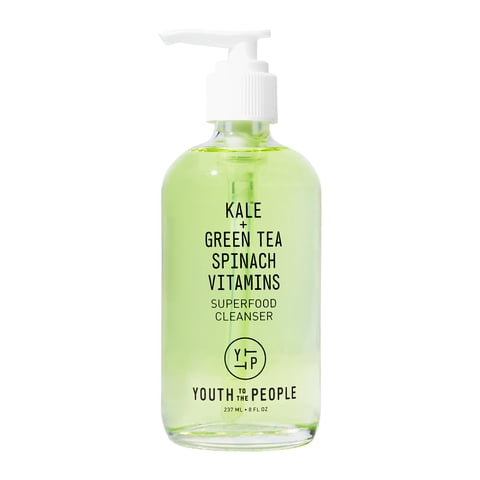 Limpiador Facial Youth To The People, Col Rizada Y Té Verde, 240 Ml