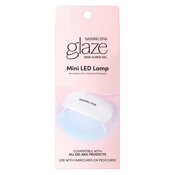 Lámpara LED de gel para uñas Dashing Diva Mini, compacta y portátil, USB