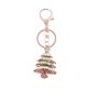 thumbnail image 2 of árbol De Navidad Llavero Con Diamantes De Imitación Bolsa Llavero Adorno Colgante Llavero Verde, 2 of 3