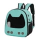 thumbnail image 4 of Portador De Mascotas Con Bolsillo Lateral Mochila Para Gatos Para Viajar Senderismo Pesca Verde, 4 of 5