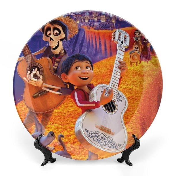 COCO: Sueño Plato decorativo de porcelana fina (bone china), plato decorativo de cerámica para hogar, oficina, soporte de pared, platos decorativos para dormitorio - 6 pulgadas (15 cm)