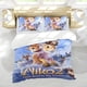thumbnail image 5 of Película de Niko Conjunto de sábanas temático, trío de piezas, cómodo y amigable con la piel, diseño único, regalo de decoración para el hogar para familiares, amigos y fans, 90 cm * 190 cm, 5 of 6