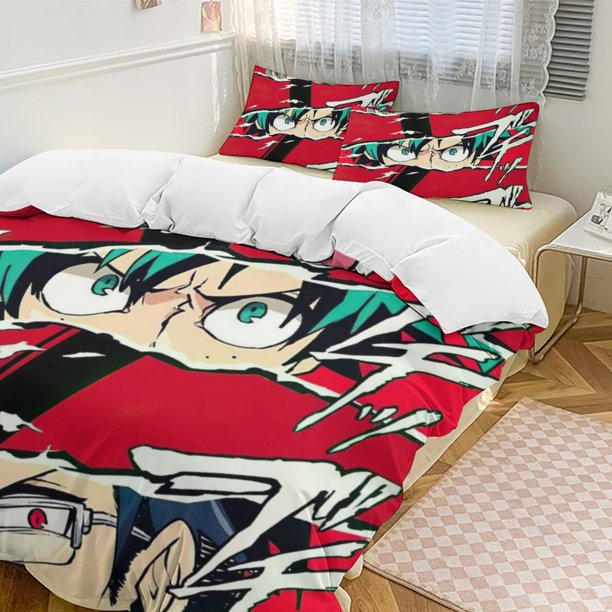 My Hero Academia Anime 3-Piece Twin Bed Set Fade-Resistant Microfiber
