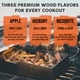 thumbnail image 4 of Astillas de madera Fire & Flavor 3x620 g Apple, Mesquite y Hickory, 4 of 9