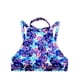 thumbnail image 1 of Bikini Peto Cuello Alto Estampado Azul Xl, 1 of 2