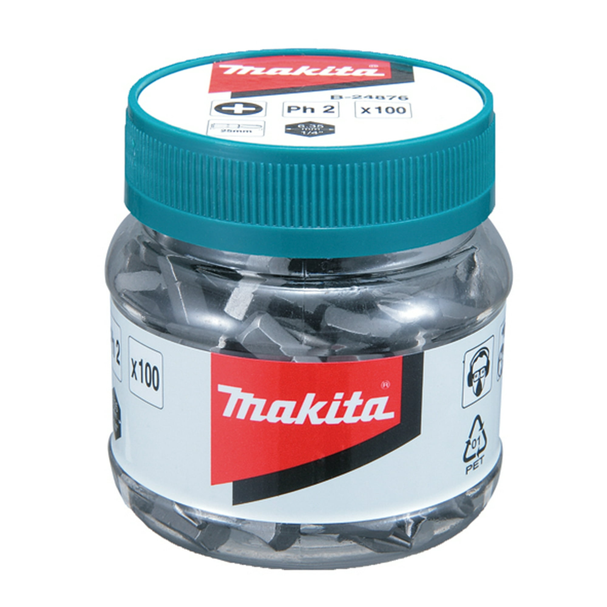 Set Puntas Atornillar Ph2 (100 Pcs/set) - B-24876 (makita)