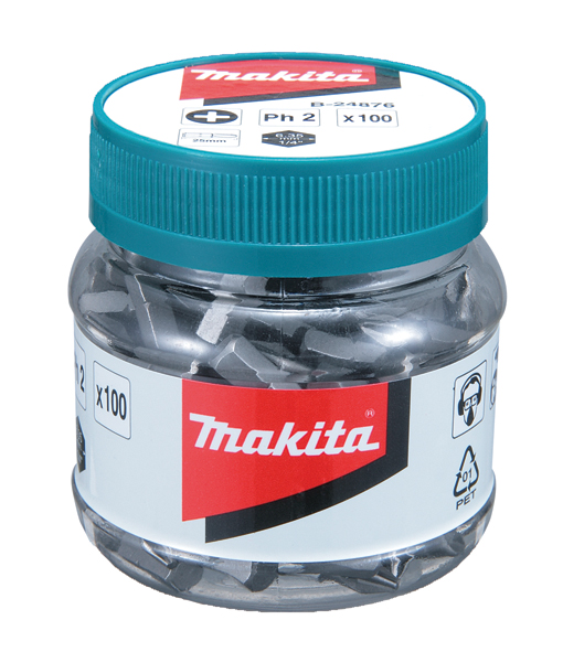 Set Puntas Atornillar Ph2 (100 Pcs/Set) - B-24876 (Makita)