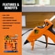 thumbnail image 2 of Pistola de pegamento caliente Gorilla Dual Temp, tamaño pequeño con boquilla de precisión, 2 of 7