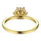 thumbnail image 3 of Anillos de Compromiso de Moissanita de 1 Uds para Mujer Color D Claridad VVS1 Anillos de Diamante de Plata Esterlina S925 Chapados en 14K Bandas de Boda de Moissanita con Certificado, 3 of 9