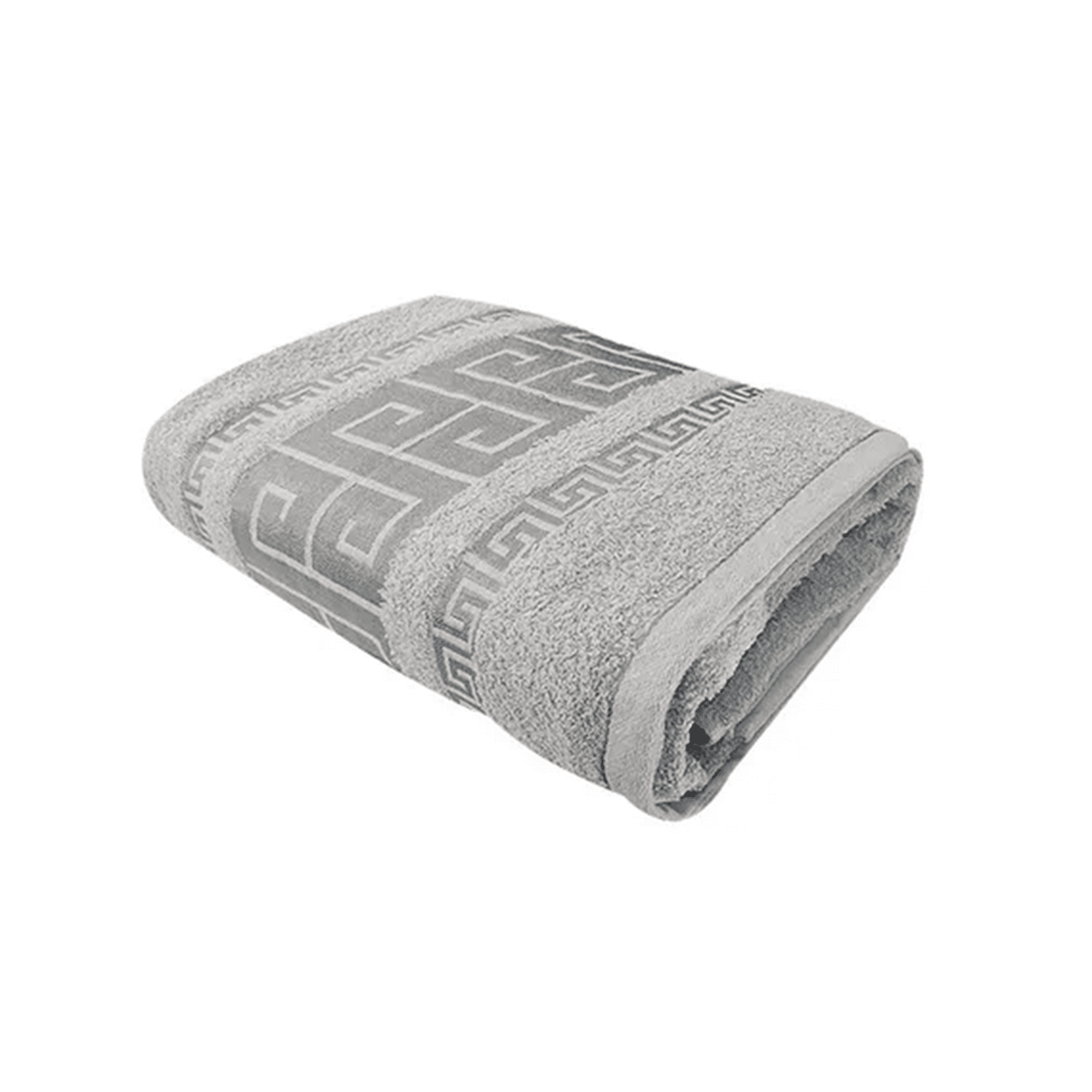 Genérico - Set 4 Toallas De Baño Twins (2 Mano + 2 Baño) Crudo Y Gris Doral