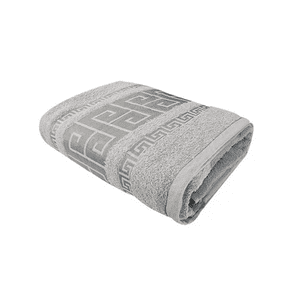 Genérico - Set 4 Toallas De Baño Twins (2 Mano + 2 Baño) Crudo Y Gris Doral