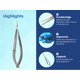 thumbnail image 3 of Tijeras Artman Instruments 14 cm Punta Recta con Resorte, 3 of 9
