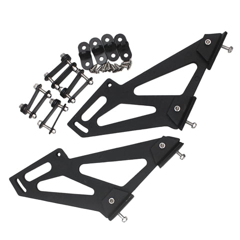 Ioensy - Reemplazo De Aleación De Aluminio De Soportes De Montaje De Patas De Alerón De Perforación Ajustable