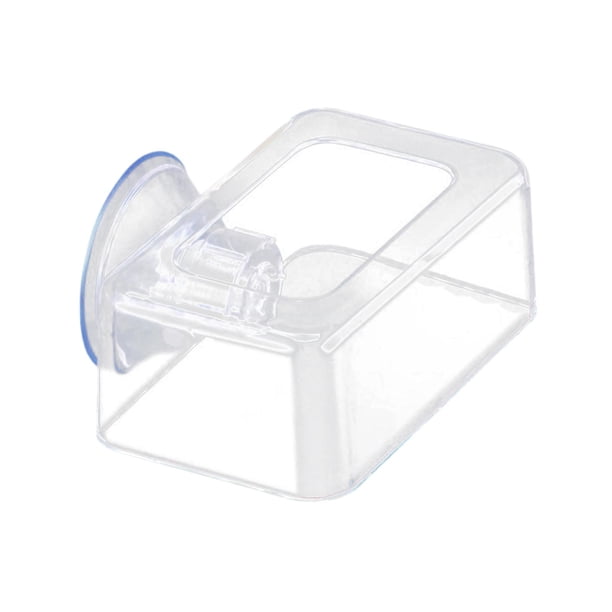 Anillos De Alimentación Para Peces, Accesorio Práctico Para Acuario, Estación Transparente Para Pecera, 10cm X 6,3cm X 3,9cm