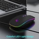 thumbnail image 2 of Ratón inalámbrico HOTLIFE LED recargable Bluetooth 2.4G negro, 2 of 8